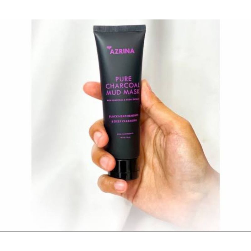 Jual azrina 2x super charchoal clay mask 50ml | Shopee Indonesia