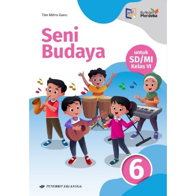 Jual Seni Budaya SD Kelas 1 2 3 4 5 6 Kurikulum Merdeka Penerbit ...