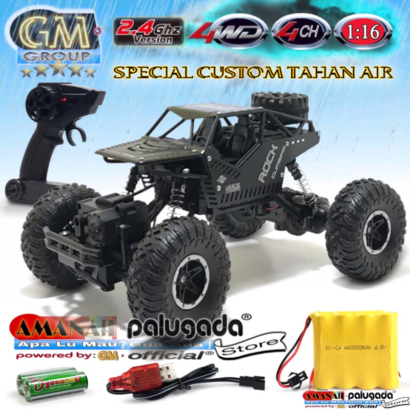 Jual GM-LH-C-008 RC Car Special Tahan Air Skala 1:16 Offroad Rover