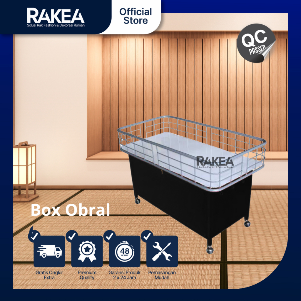 Jual BOX OBRAL WAGON - KERANJANG OBRAL WAGON BESAR DENGAN RODA RAKEA ...