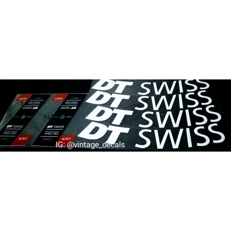 Jual sticker decals replacement Rims DT swiss ARC 1100 dicut swiss side ...