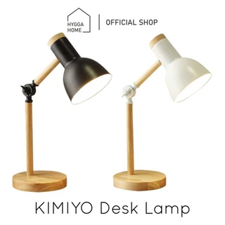 Hygga Home KIMIYO Lampu Baca Meja Belajar Kerja Estetik Nordic Wooden Desk Lamp
