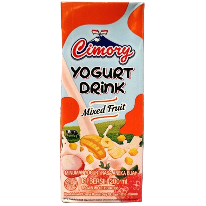 Jual CIMORY UHT Yogurt Drink 200ml Mixed fruit - [1 Paket Isi 6pcs ...