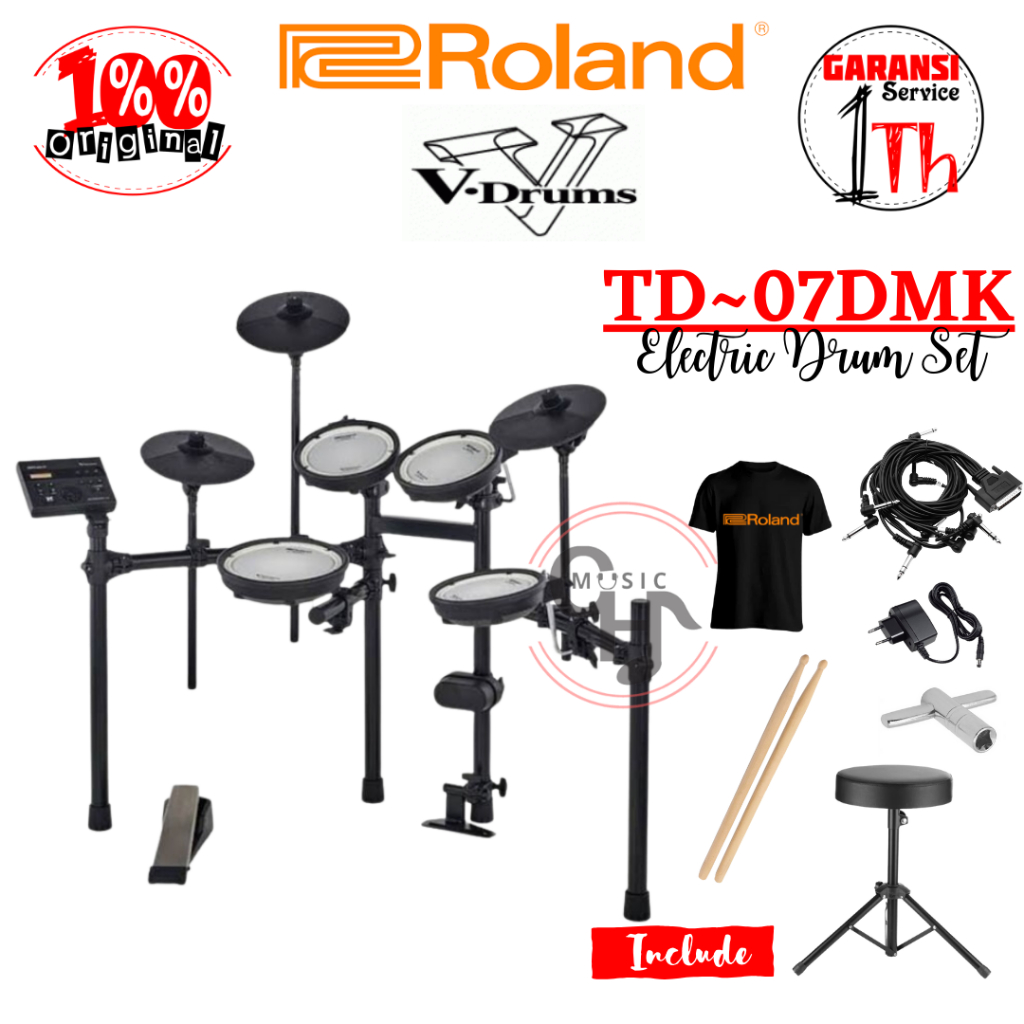 Jual Roland TD07DMK Drum Elektrik TD-07DMK Roland Vdrum Elektrik Roland ...