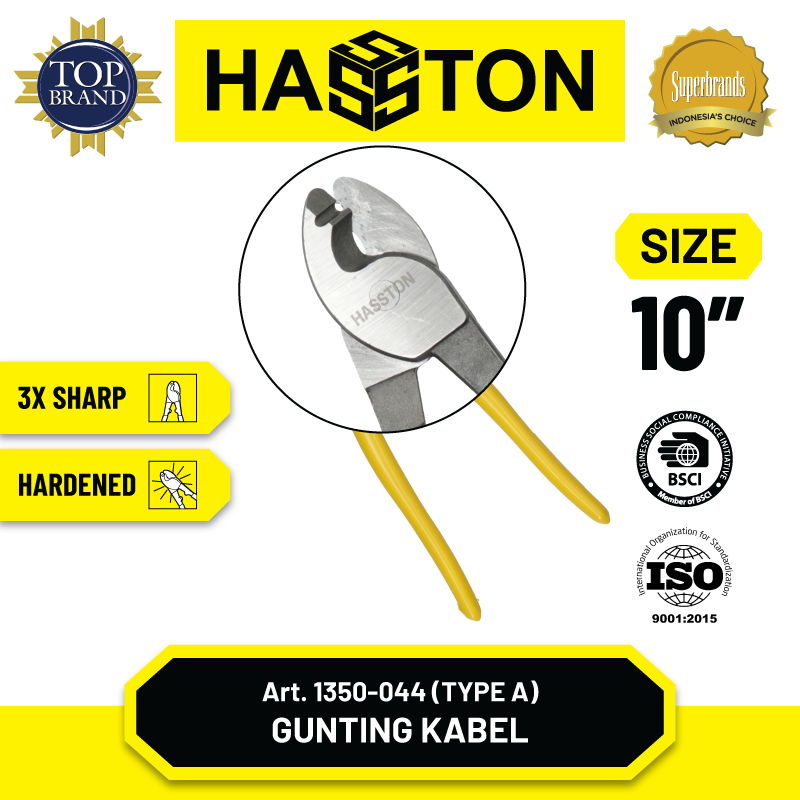 Jual Hasston Gunting Kabel 10