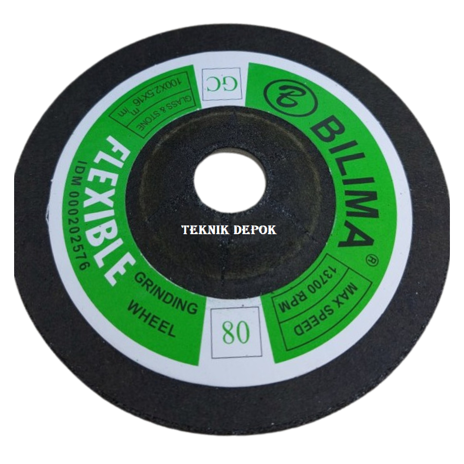 Jual Flexible Bilima Grit 80 Grinding Wheel Batu Gosok Amplas Poles ...