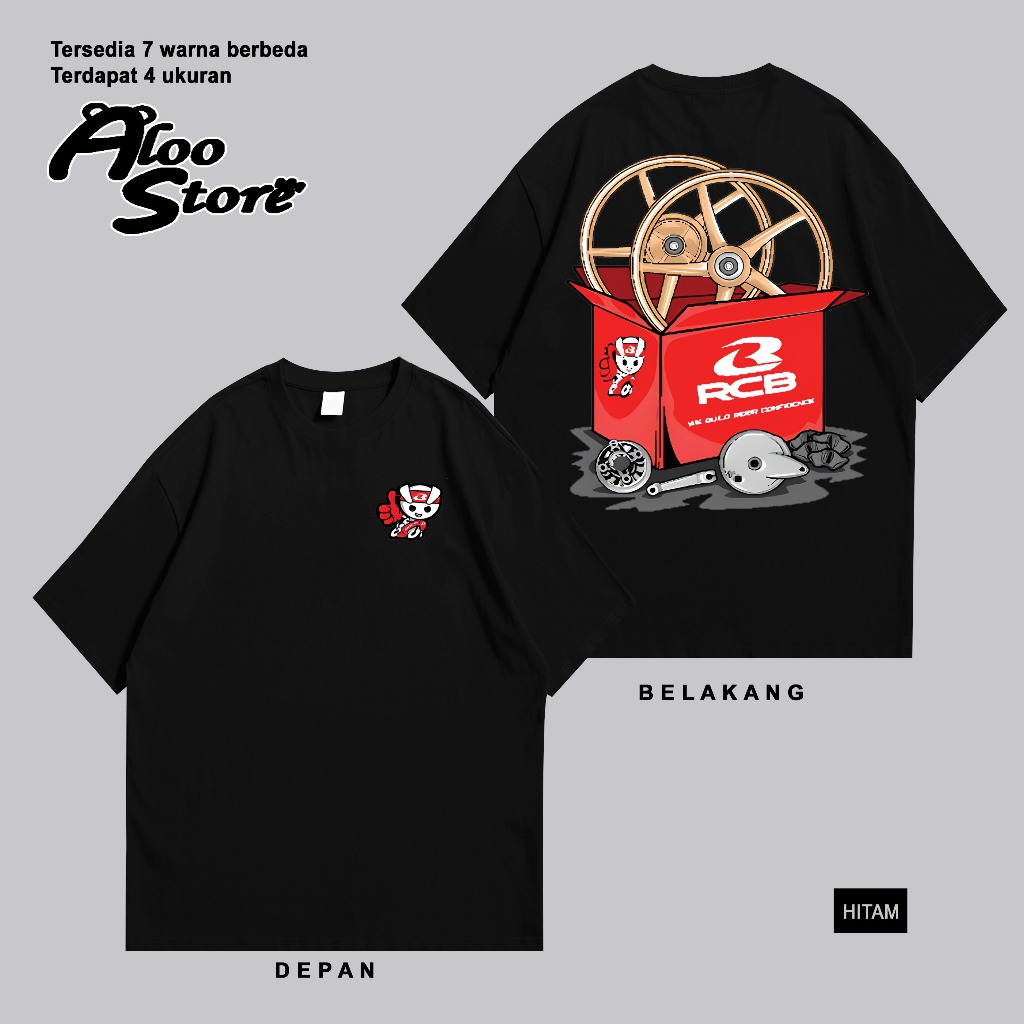 Jual Kaos / Baju / Tshirt RCB RACING VELG RCB ORIGINAL OTOMOTIF Distro ...