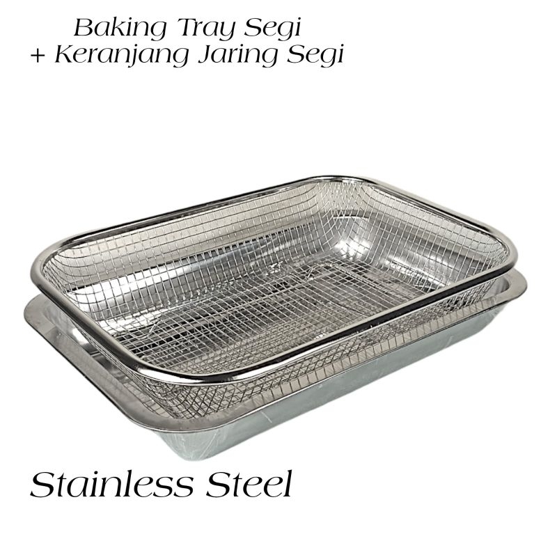 Jual Keranjang Saringan Tinggi Stainless Steel Tebal Tahan Karat