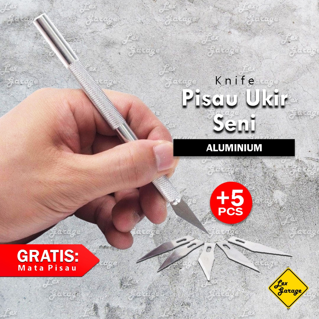 Jual Pisau Cutter Pen Ukir Set Kayu Buah Sayur Seni Crafting Art Knife ...