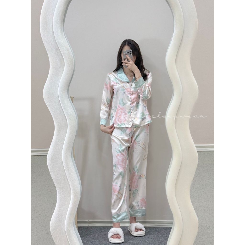 Jual [PickMe] #A04 Baju tidur lengan panjang & lengan pendek stelan