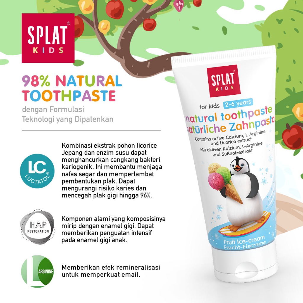 Jual SPLAT Kids Series Toothpaste 50ml - Pasta Gigi Anak Rasa ...