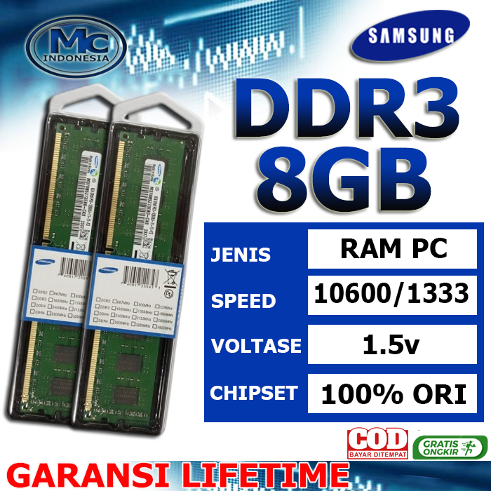 RAM PC DDR3 8GB DDR3 12800