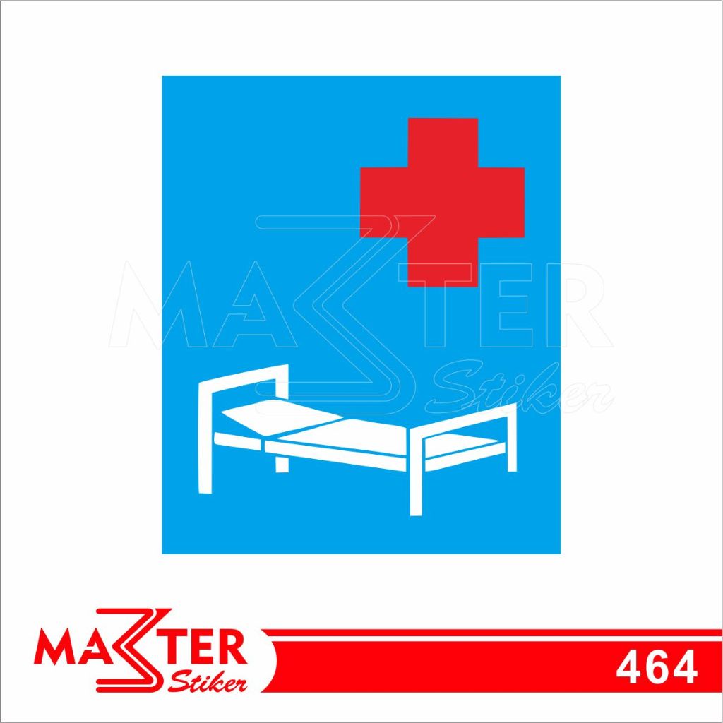 Jual 464 - Stiker Rambu Rumah Sakit/Puskesmas, Sticker Vinyl, Premium ...