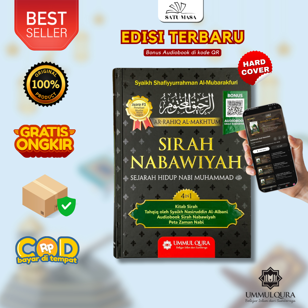 Jual Buku Sirah Nabawiyah Hard Cover Sejarah Kisah Hidup Nabi Muhammad