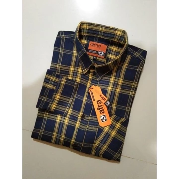Kemeja Flanel Pria Lengan Panjang Kotak Premium