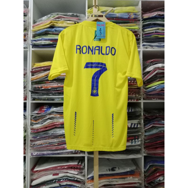 Jual Jersey Al Nassr Home 2023 2024 Ronaldo Total Sport Shopee Indonesia