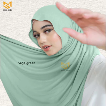 Medina Shadia Pashmina Kaos Rayon Premium Style Korean Hijab Simple New Edition Turkey Shawl