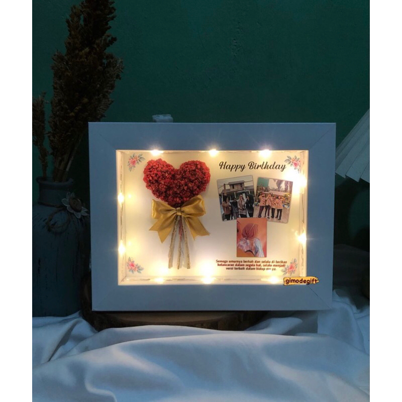 Jual Frame 5r 3D ukuran 22x17 cm untuk hadiah ulangtahun,wisuda ...