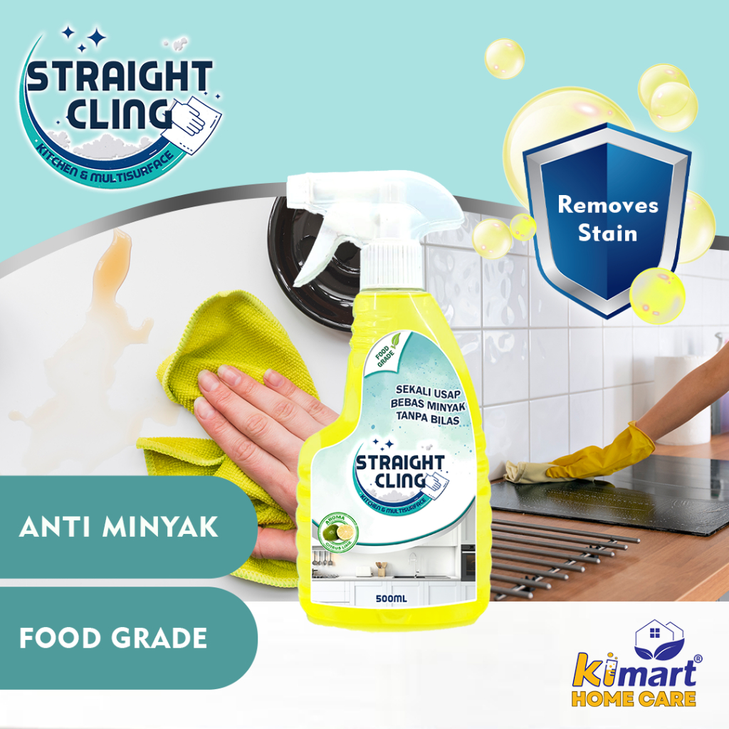 Jual Straight Cling Kitchen & Multi-Surface Cleaner Spray 500ml ...