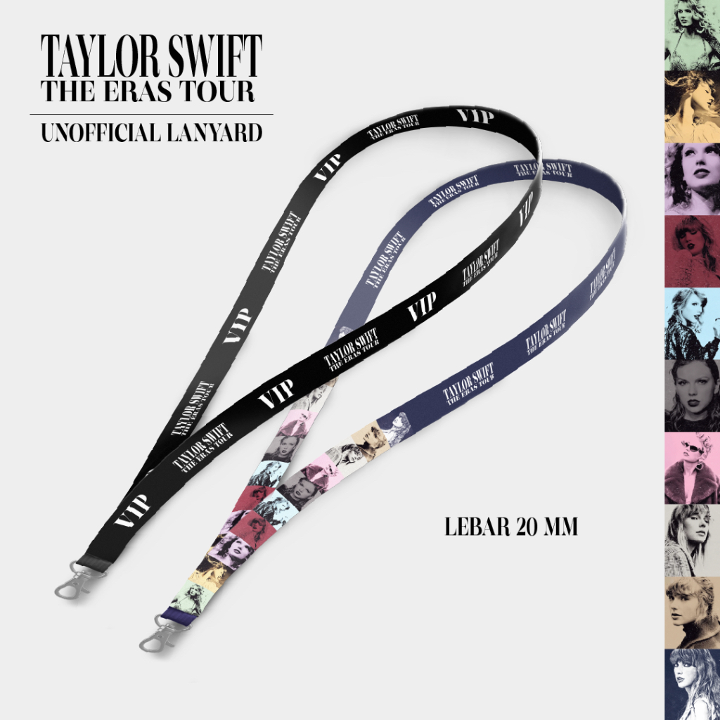 Jual Lanyard VIP Eras Tour Taylor Swift Unofficial | Shopee Indonesia