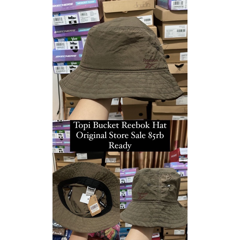 Jual Topi Bucket Reebok Hat Original Store Sale Ready | Shopee Indonesia