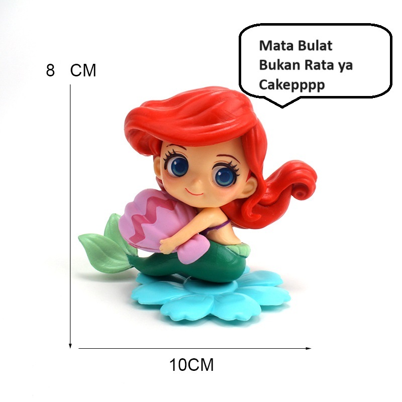 Jual Action Figure Q Posket Princess Ariel ermaid Sweetiny / Topper ...