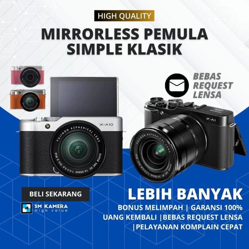 Jual MIRRORLESS FUJIFILM XA10 FUJIFILM XA1 MIRRORLESS MURAH Shopee