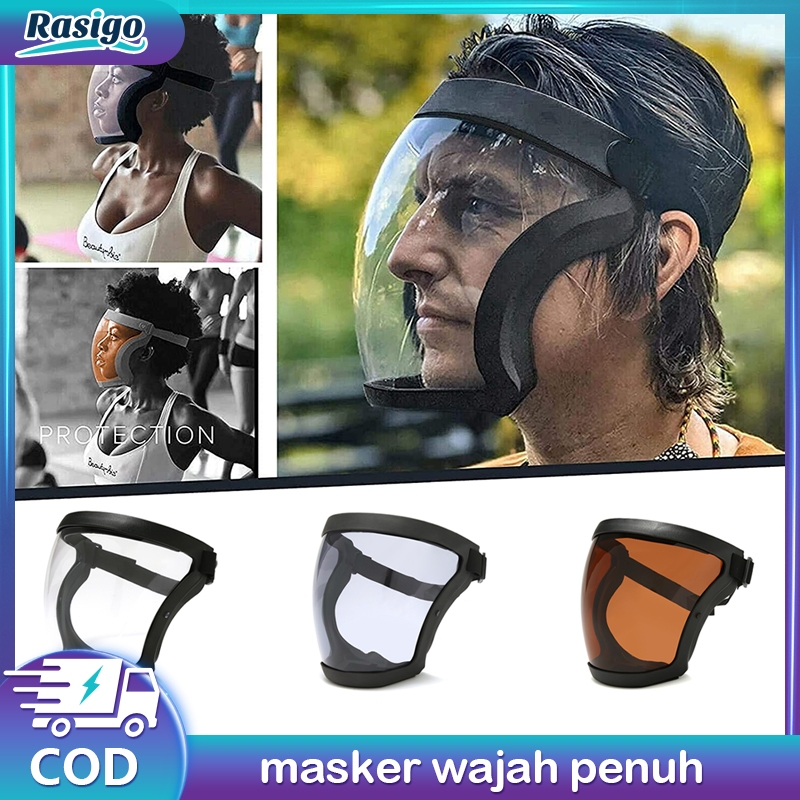Jual Super Protective Face Shield Anti-Fog Full Face High-Definition ...