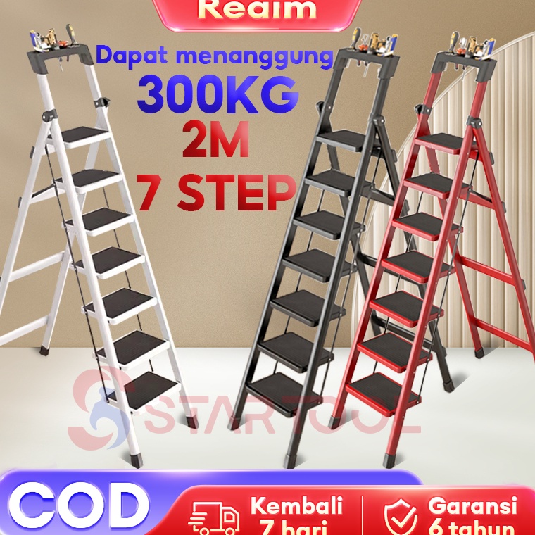 Jual Promo promo CODTangga 3456 Step Tangga Lipat Multifungsi Lipat