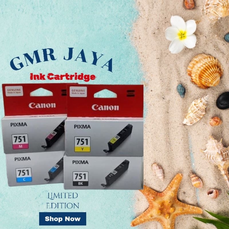 Jual TINTA CANON CARTRIDGE CANON 751 ORIGINAL | Shopee Indonesia
