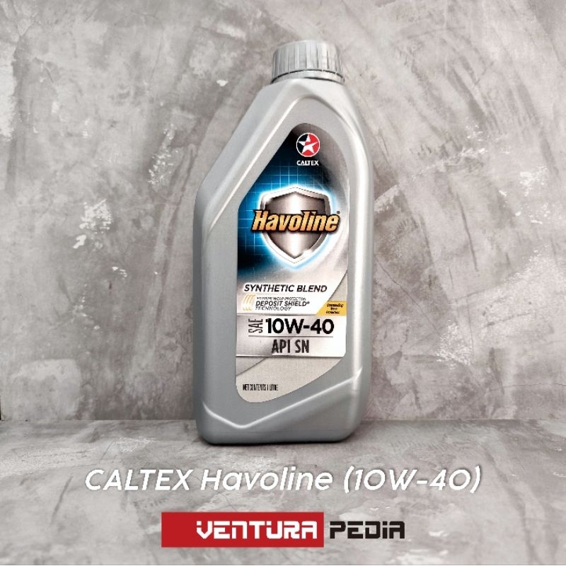 Jual CALTEX HAVOLINE SYNTHETIC BLEND | 10W-40 | API SN | 1L | Shopee ...