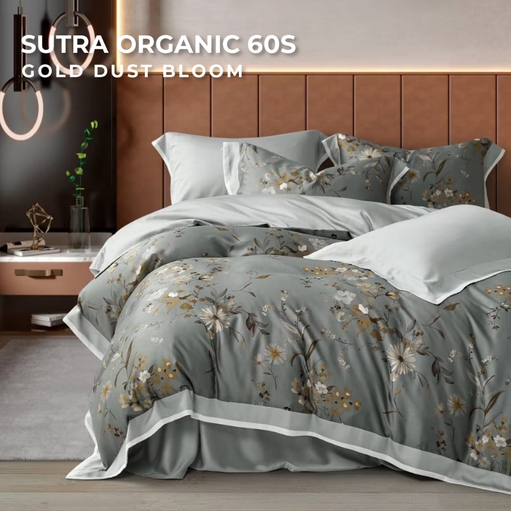 Jual Sprei Set Sutra Organik 60s 80s Katun Sutra Halus Sprei Sutera