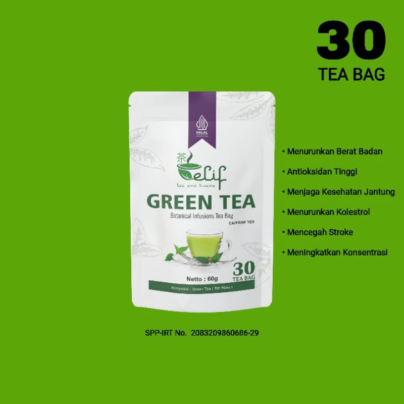 ELIF TEA AND TISANE Green Tea: Rahasia Kebugaran dan Relaksasi dari Teh Hijau Jawa Barat