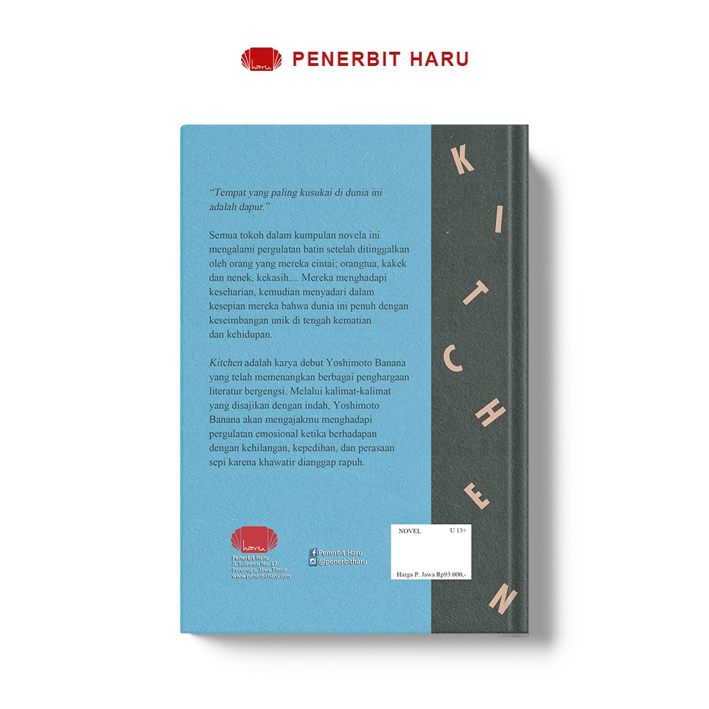 Jual Novel Kitchen Yoshimono Banana Penerbit Haru Buku Literatur ...