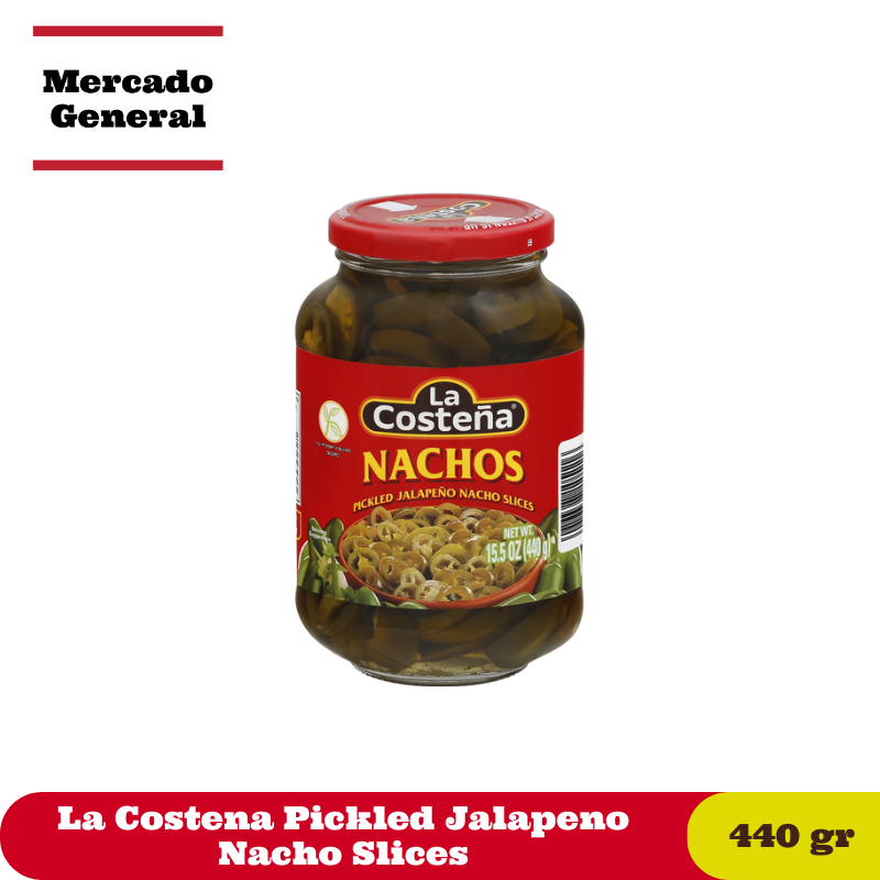 Jual La Costena Pickled Jalapeno Nacho Slices 440 Gr Jar Rp 125 Gr Shopee Indonesia