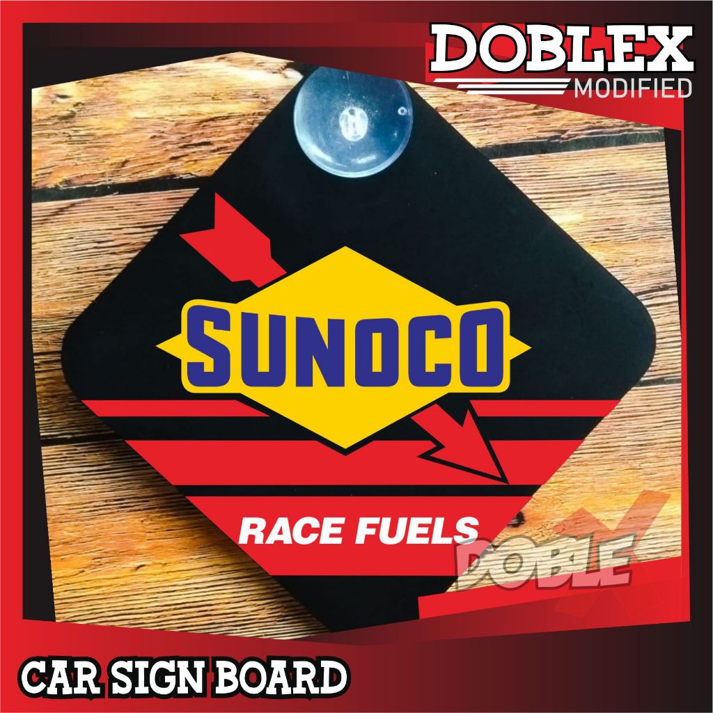 Jual CAR SIGN BOARD CUSTOM SUNOCO | Shopee Indonesia