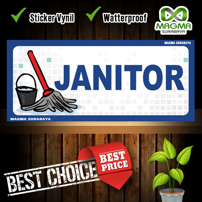 Jual Stiker Janitor | Shopee Indonesia