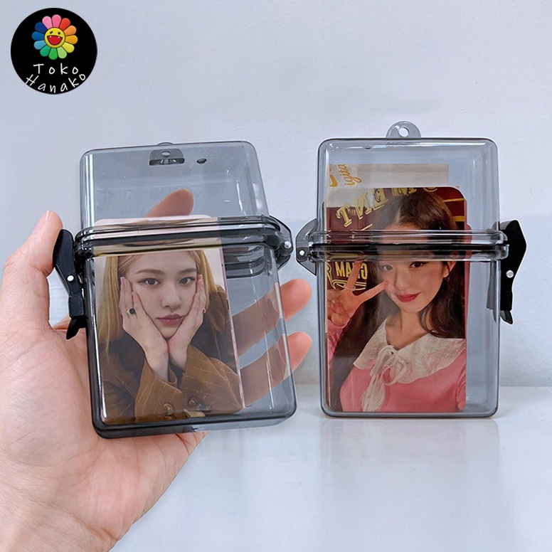 Jual New Ins Kotak Case Transparan Plastik Portabel Kpop Photocards