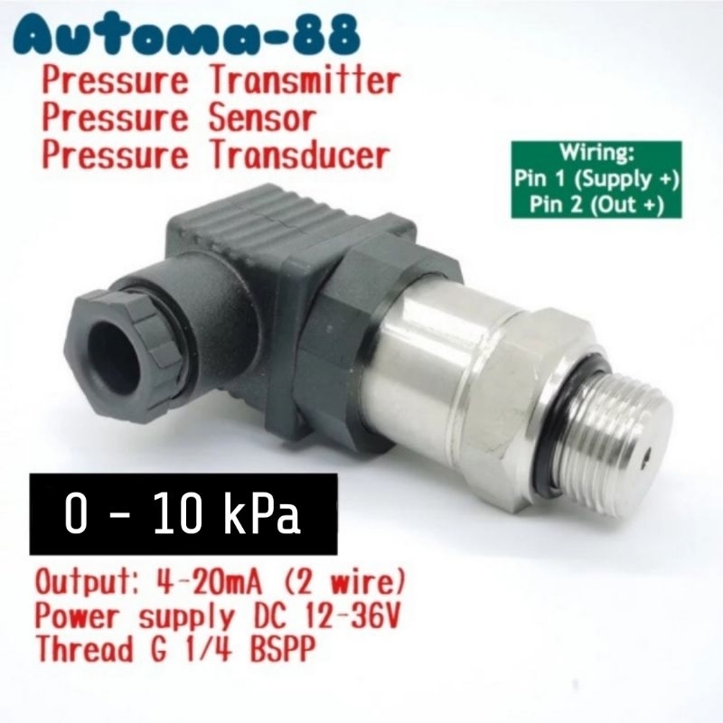 Vulstandsensor Water TL-136 - DC 24V 4-20mA Roestvrij Staal Niveausensor IP68 Waterdicht - Bereik 0-3 Meter