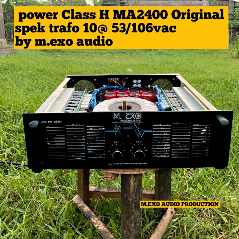 Jual Power Amplifier Class H MA2400 Rasa Built Up Original By M.Exo