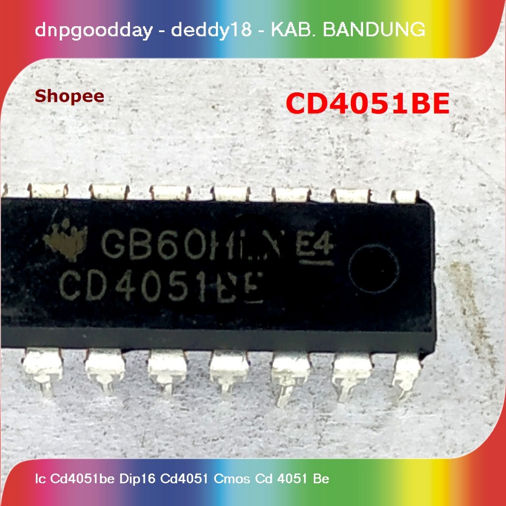 Jual ic cd4051be dip16 cd4051 cmos cd 4051 be | Shopee Indonesia