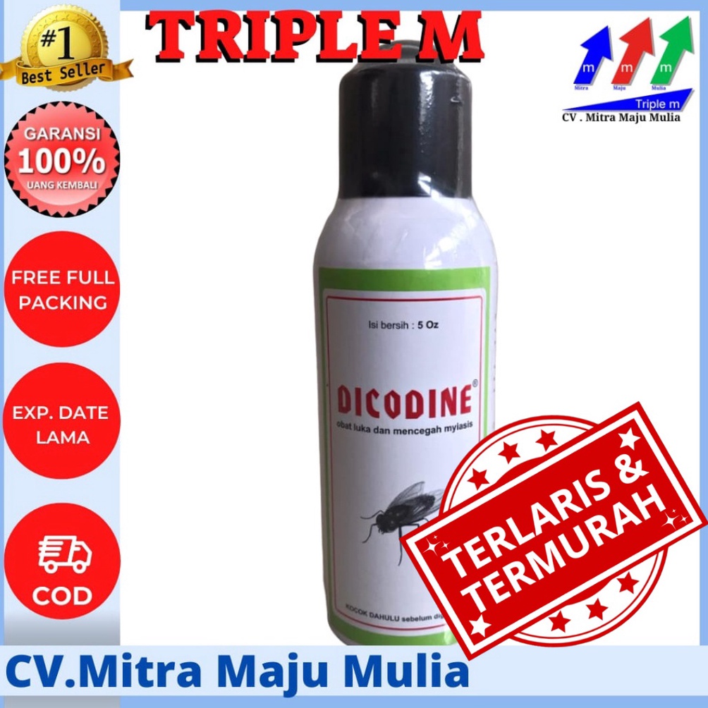 Jual Dicodine Spray Ml Obat Luka Hewan Bebas Lalat Gusanex Mini Art