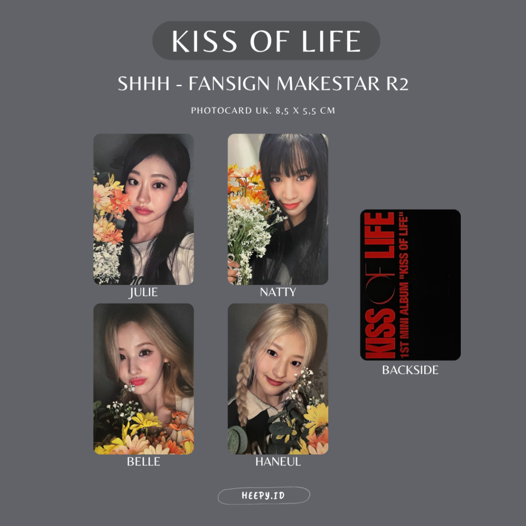 Jual [KIOF] UNOFFICIAL PHOTOCARD KISS OFF LIFE SHHH | Shopee Indonesia