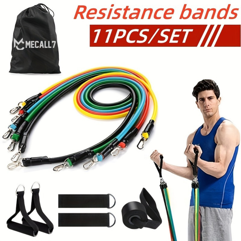 Jual Resistance Bands 11 In 1 Set Tali Pembantu Resistance Tube Elastic Fitness Gym 024 10 0633