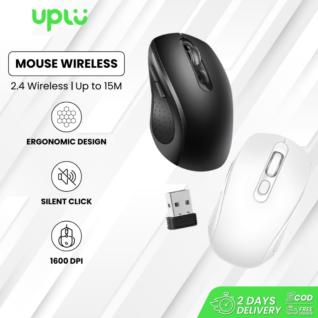 Jual WELLUP M3 Mouse Wireless 24GHz Silent Klik Optical 16DPI Kursor ...