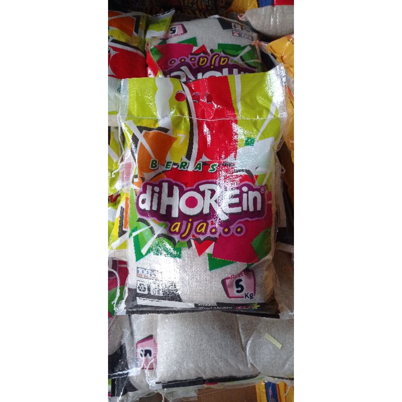 Jual Beras pulen Horein aja kemasan 1kg dan 5kg Halal | Shopee Indonesia