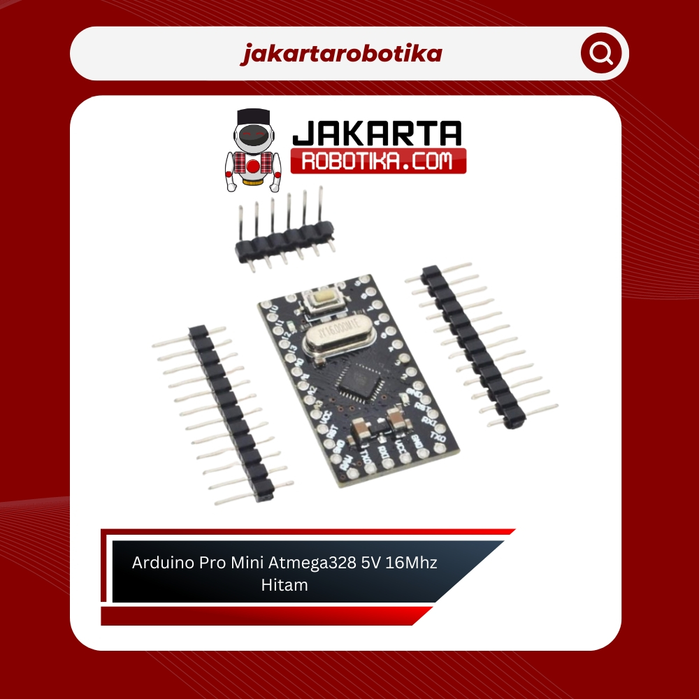Jual Arduino Pro Mini Atmega328 5V 16Mhz Hitam | Shopee Indonesia