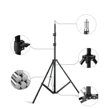 HOLO Ring Light 33cm Dan 26cm Light Stand Tripod 2M Selfie Vlogger Livestreamer