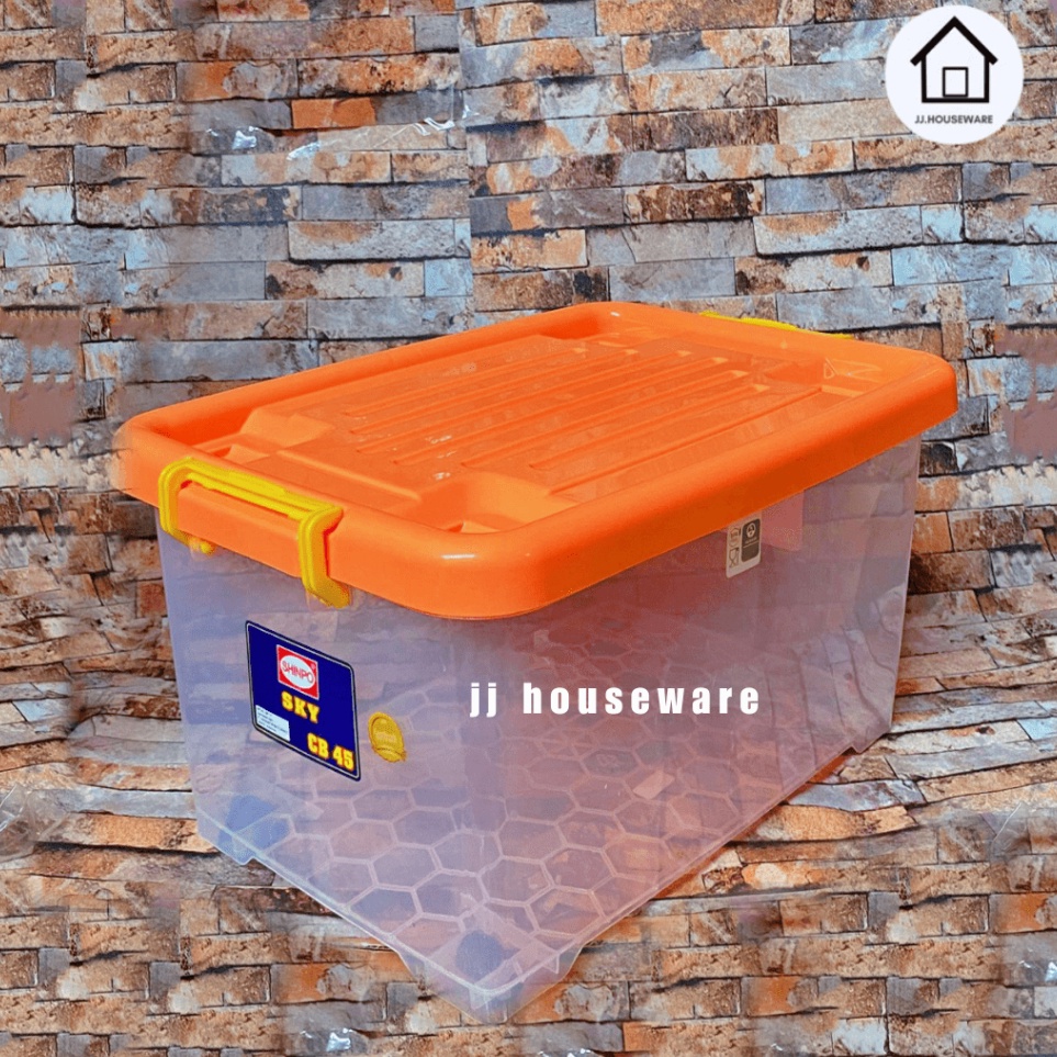 Jual Mc Container Box CB 45 liter Sky SHINPO SIP 111 JJHOUSEWARE ...