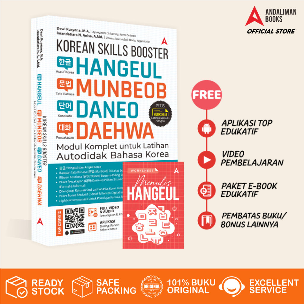 Jual Buku Belajar Bahasa Korea - Korean Skills Booster | Shopee Indonesia